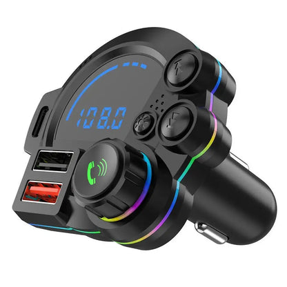 🚗 Smart Car Bluetooth Player & Fast USB Charger – Hands-Free Music Drive