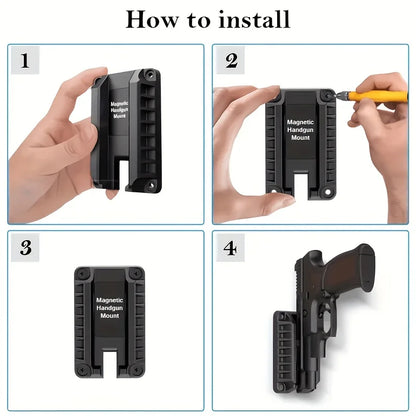 Dual-Slot Vehicle Handgun Mount — Secure Two Firearms, Ready When It Matters Most