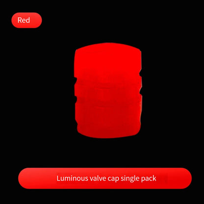 1/4pcs Luminous Valve Caps Car Fluorescent Tire Valves Cap Glow In The Dark Car Motorcycle Bike Wheel Plugs Tyre Hub Cover Decor