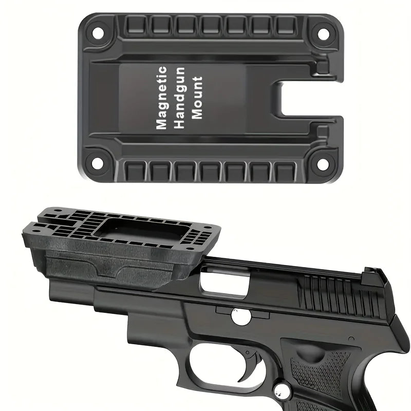 Quick-Access Magnetic Vehicle Handgun Mount — Secure, Discreet & Ready When Seconds Matter