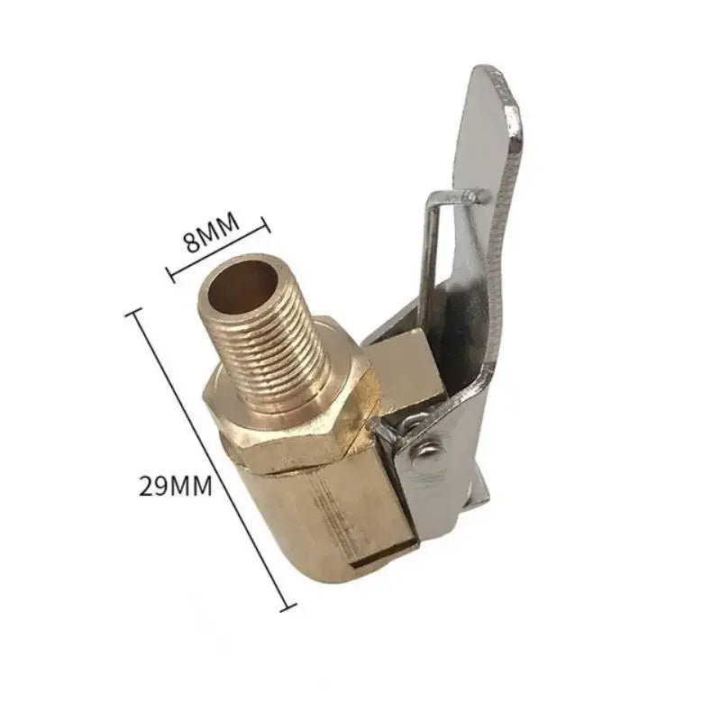 🚗 Fast Tire Pump Adapter – Clip & Screw Fit for Easy Inflation