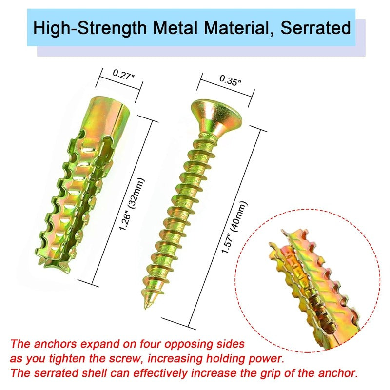 Steel Wall Anchors Set