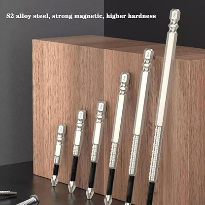 🔧 Pro-Grade Magnetic Driver Bit Set – Anti-Slip Impact Bits for Drill & Electric Screwdrivers 💪