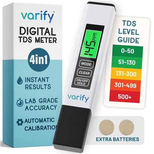 💧 Smart 4-in-1 Water Quality Tester – Know Your Water in Seconds