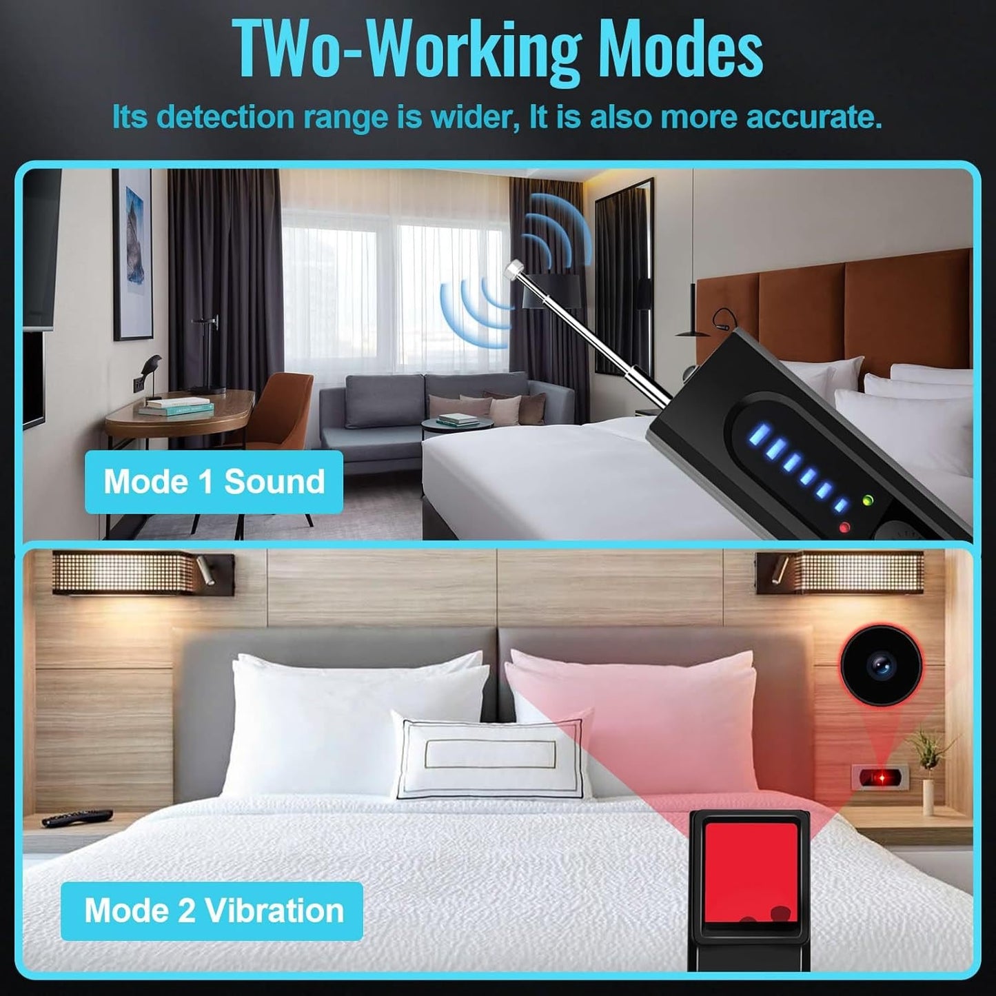 Limited-Time Offer ⏳ Hidden Camera & GPS Tracker Detector with RF Signal Scanner – Find Hidden GPS Trackers Now🔥