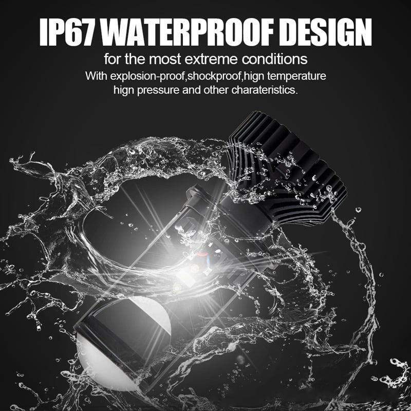 🎁LAST DAY DEAL✨ H4 LED Headlight 49% OFF Integrated High&Low Beam | Super Bright