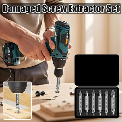 🔧 Stripped Screw Remover Set – Fix Stuck Screws in Seconds