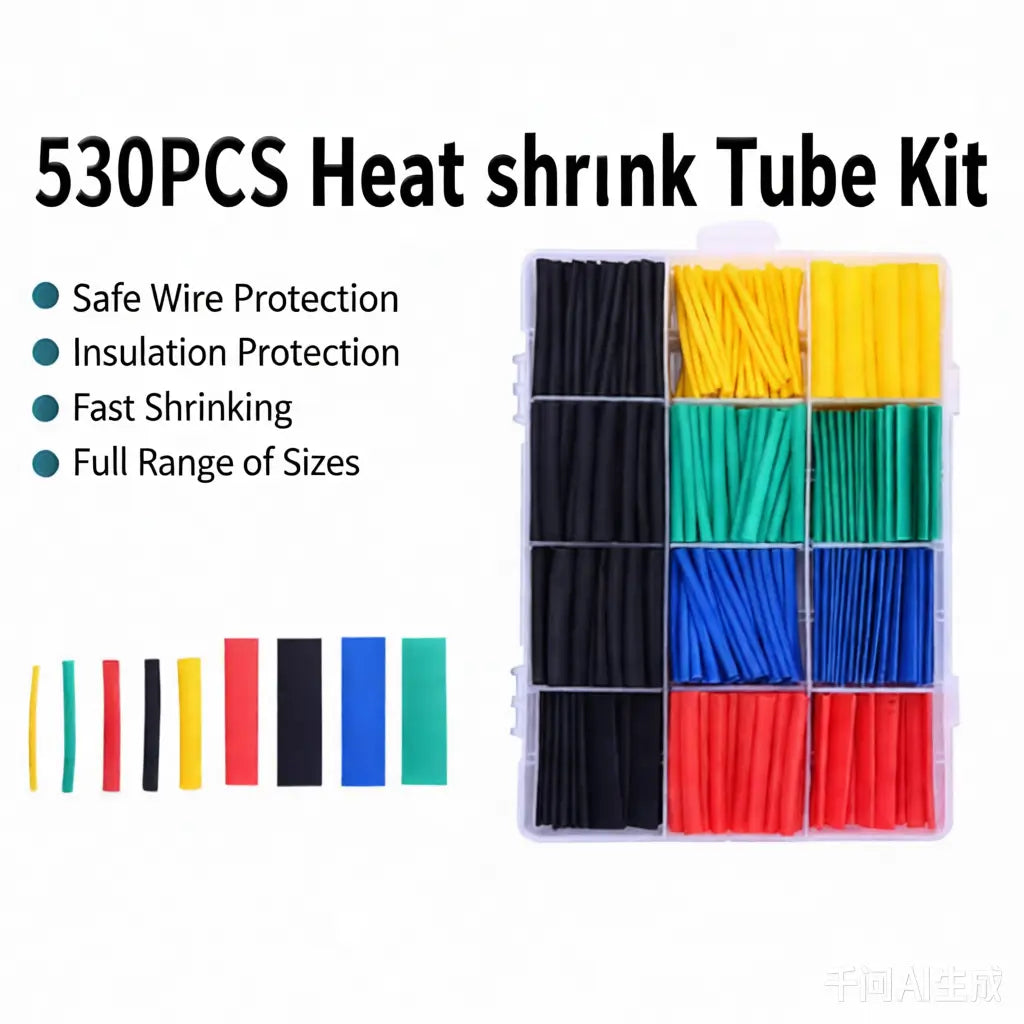 Stop Hidden Electrical Fires Before They Start — Waterproof Heat Shrink Protection Kit (530PCS)