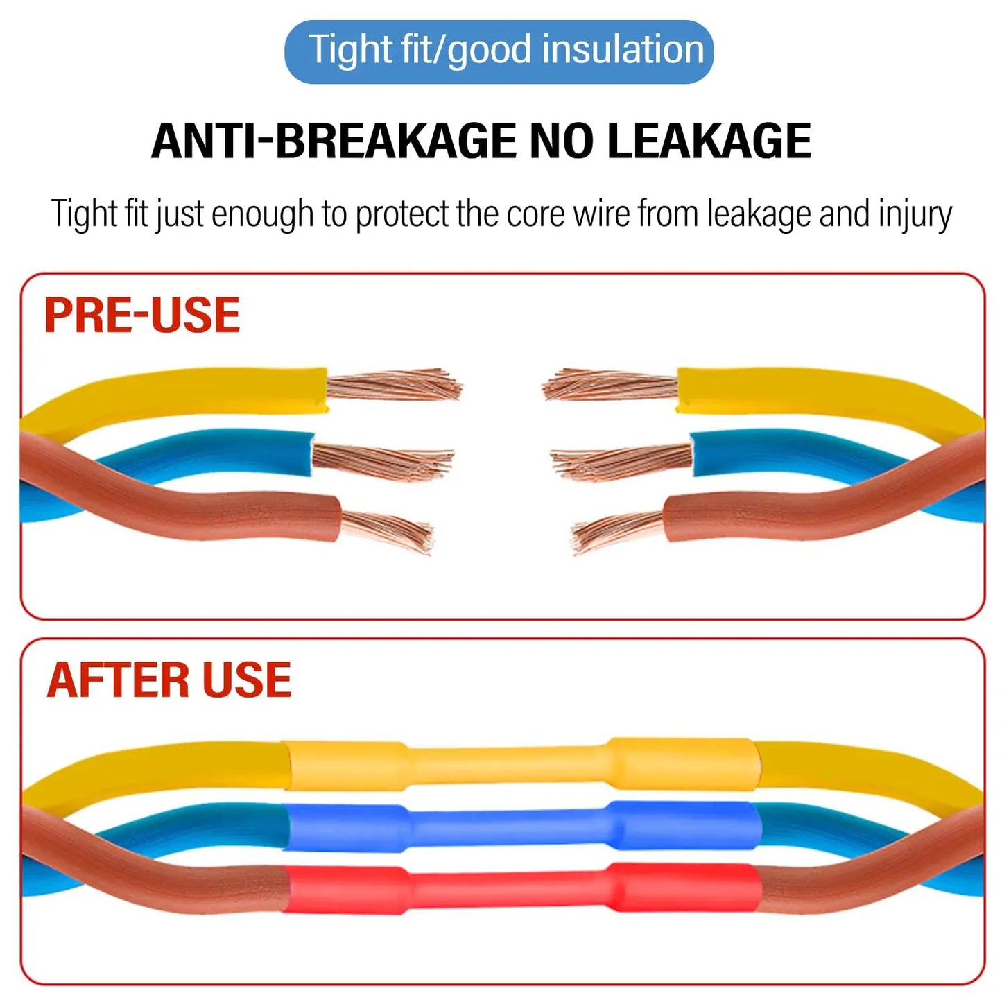 Stop Hidden Electrical Fires Before They Start — Waterproof Heat Shrink Protection Kit (530PCS)