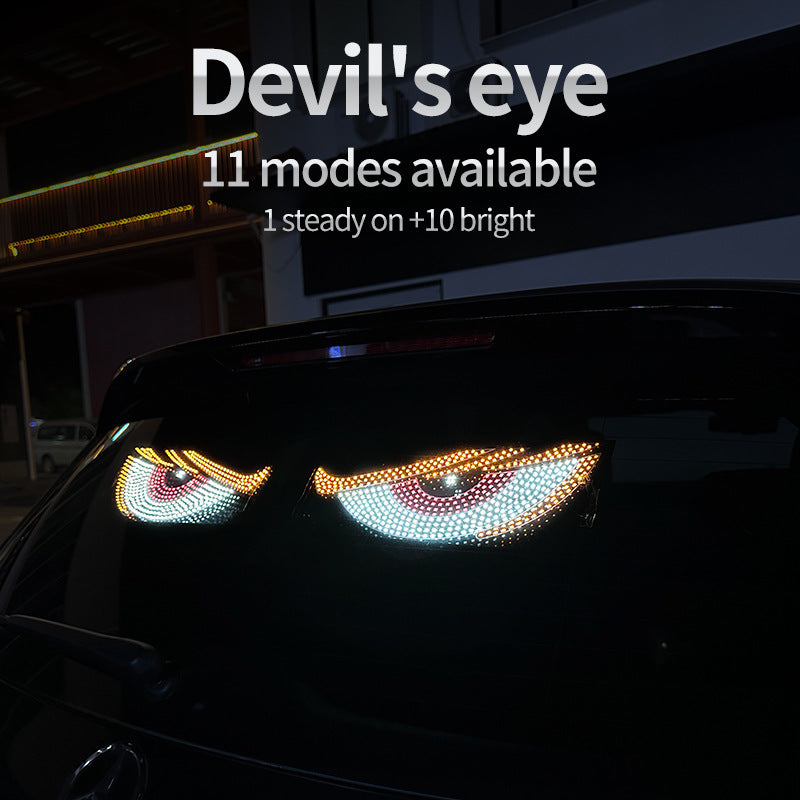Car LED Ambient Light, Solar-Heart-Shaped LED Neon Light,Ip65 Waterproof, 5 Modes,Romantic Cars for Night Driving, Heart Car Accessories for Valentine's Day, Anniversary (A)