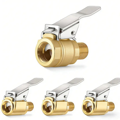 🚗 Fast Tire Pump Adapter – Clip & Screw Fit for Easy Inflation