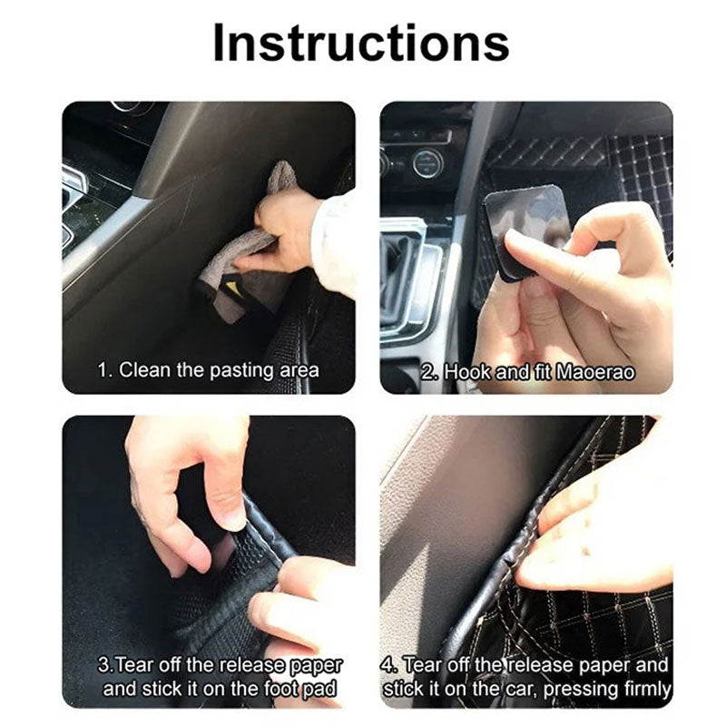 Keep Your Car Safe: Anti-Slip Car Mat Fixers