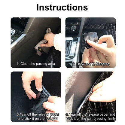 Keep Your Car Safe: Anti-Slip Car Mat Fixers