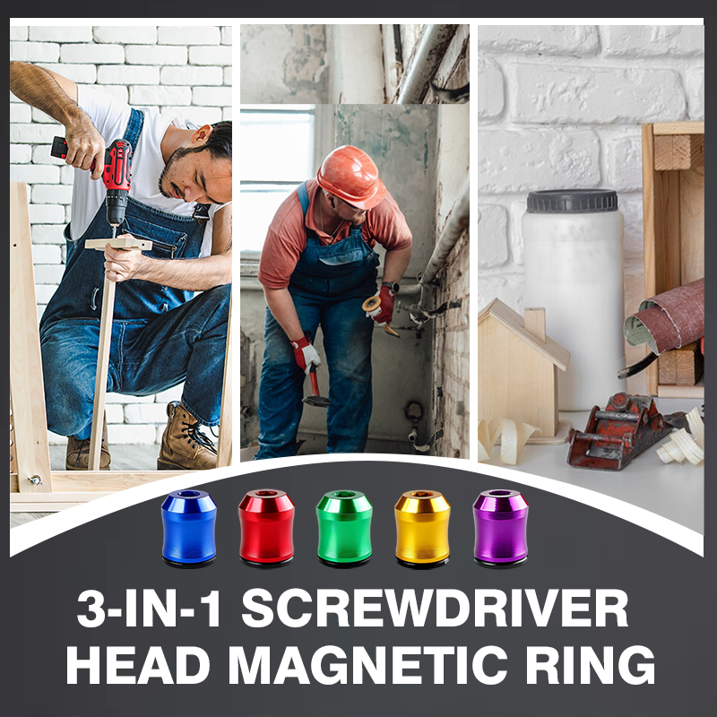 ⚡ 3-in-1 Power Bit Holder Ring – Faster Screw Driving & Strong Grip