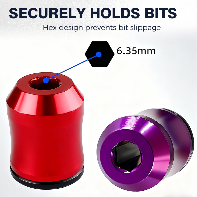 ⚡ 3-in-1 Power Bit Holder Ring – Faster Screw Driving & Strong Grip