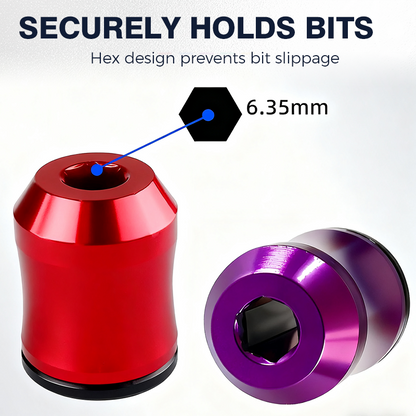 ⚡ 3-in-1 Power Bit Holder Ring – Faster Screw Driving & Strong Grip