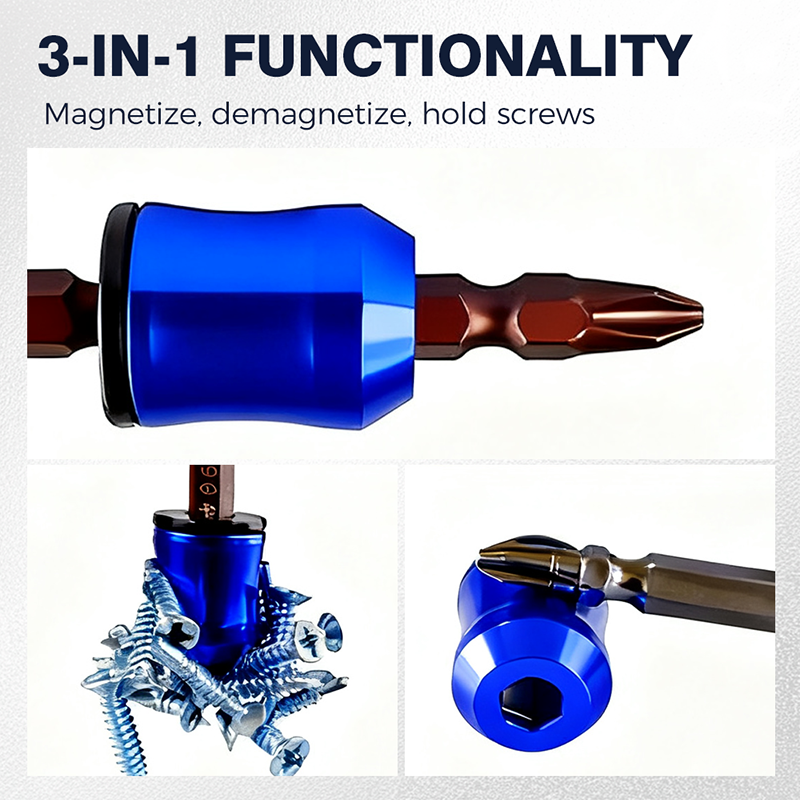⚡ 3-in-1 Power Bit Holder Ring – Faster Screw Driving & Strong Grip