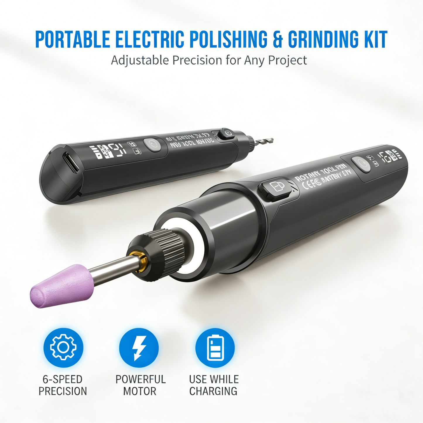 📢📢50%  OFF !! 🌟Portable Electric Polishing & Grinding Kit